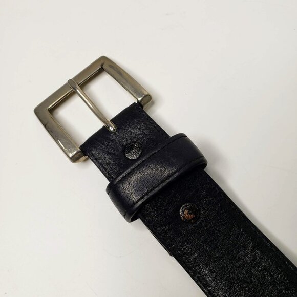 Cougar Black Steerhide Leather Men's Belt 42 - Picture 3 of 8